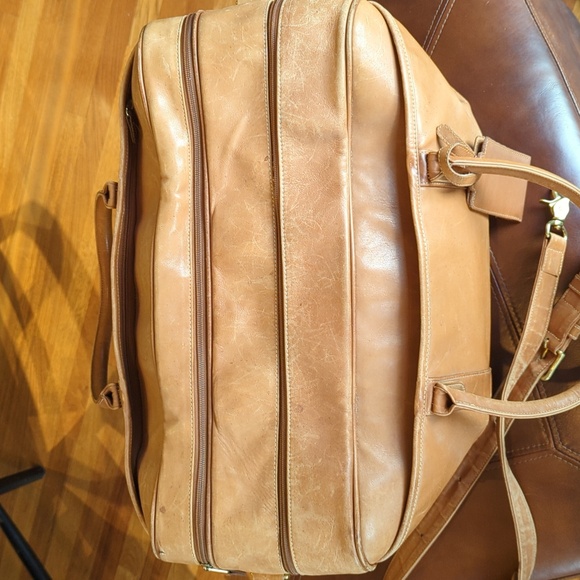 Vintage Coach Overnighter 512 British Tan project bag. - Picture 2 of 16